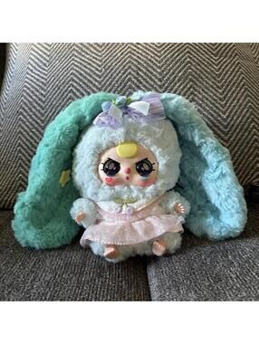 bb3 blue bunny plush pendant